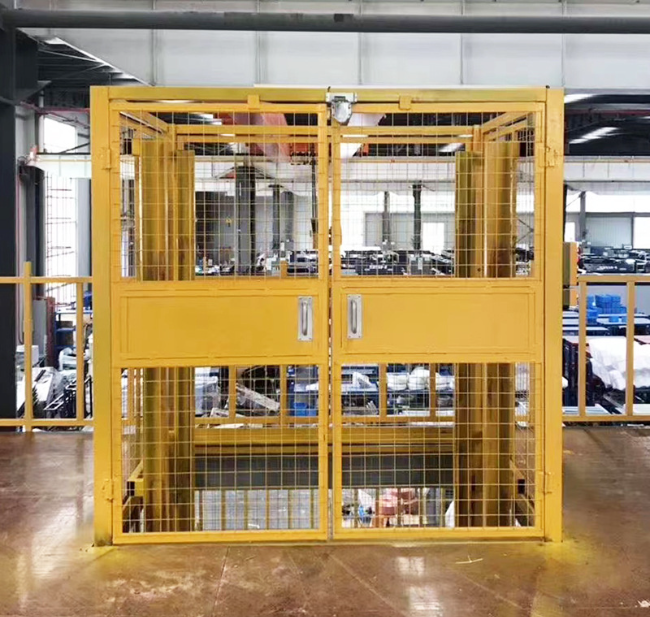 惠安智能导轨式升降机亮相